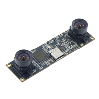 Module de caméra HBVCAM USB 3.0 double objectif 1MP 720P pour VR 3D, télémétrie 3D, reconstruction 3D et autres applications de vision