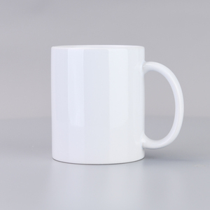 Caneca Térmica de Cerâmica para Sublimação com Tampa, Estilo Americano, Copo de Transferência para Garrafa de Água Quente e Fria, com Logotipo e Alça - Product Image 2