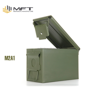 Stock venta precio competitivo entrega inmediata M2A1 munición portátil/munición puede metal Hierro Caja de Herramientas