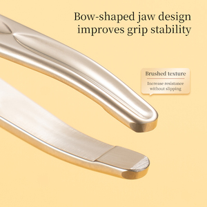 Staleks Profissional Aço Inoxidável Pinças Cabeça Redonda Cabelo Arrancar e Clipe Barba para Beleza e Cuidados Pessoais - Product Image 6