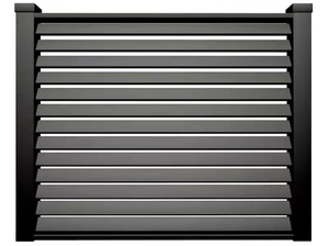 Nhôm thép louver Panel Gates hệ thống slat hàng rào nhôm riêng tư hàng rào hàng rào & lưới mắt cáo & Gates kim loại louver hệ thống - Product Image 3