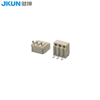 JKUN L015 Connecteur LED 2 broches avec boîtier LCP à contact en laiton Anti-mauvaise insertion pour systèmes d'éclairage LED Brevet national
