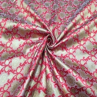 Tissu Brocart de Luxe SHIKHA FAB Léger Tissé à Motif Géométrique Abstrait Respirant Séchage Rapide Textile de Maison pour Femme