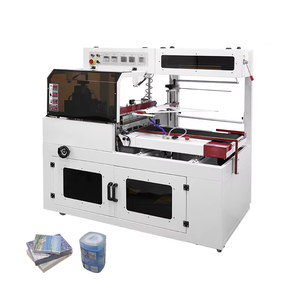 Nhà Máy bán hàng trực tiếp cuốn sách dầu trống thu nhỏ máy đóng gói và túi nylon niêm phong và máy cắt - Product Image 4