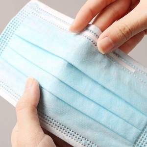 Cubrebocas Desechable de Tela No Tejida Azul Transpirable de 3 Capas Antipolvo Antiolor con Clip Nasal Ajustable - Product Image 5