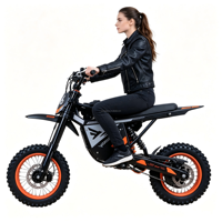 Moto électrique tout-terrain 3000W 48V avec batterie au lithium, vitesse de 50 km/h, vente en gros