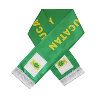 Nouveau produit foulards caractéristiques du Yucatan pour les écharpes personnalisées de drapeau de club de fan et de suiveur