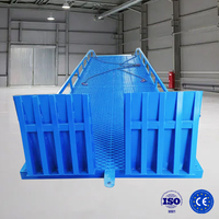 Mobile Laderampe Verstellbare Hydraulische Rutschfeste Entladerampe für Kleine Lagerhallen Tragbare Rampe für Containerbeladung