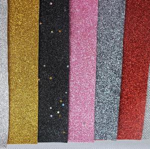 Tessuto glitter grosso in pelle alla moda unico ed ecologico di alta qualità - Product Image 2