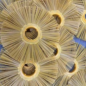 New Wholesale Wafer Brushes with Spacers Wear-resistant High Hardness PP Cleaning Equipment Parts Street <strong>Sweeper</strong> Broom - Product Image 4