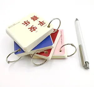 Populaire Mini Pockets Memo Note Pad Met Metalen Ringen Goedkope Aangepaste Notitieblok Voor Studenten Gebruik Rts