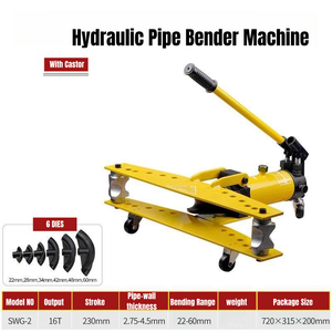 2 inç hidrolik aletler manuel egzoz borusu boru bükme makinesi ayarlanabilir karbon çelik galvanizli demir silindirler viraj makineleri - Product Image 2