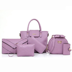 2025 européen américain mode Crocodile broderie diagonale rabat sac à main Six pièces pliable sac à bandoulière pour les femmes nouveau Design - Product Image 4