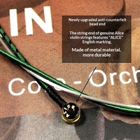 The Orchestra Uses Alice AWR10E Orchestral Violin Strings with Multi Filament Nylon Core Wrapped in Pure Silver