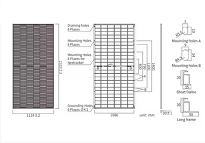 Panneau solaire JA Solar JAM72D40 LB 580-605W N-Type Bifacial Double Class Mono Module 580W 585W 590W 595W 600W 605W Panneaux solaires JA Solar - Product Image 4