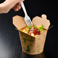 Nouvelles boîtes pliables en papier pour nouilles jetables KaiLai de Chine avec laminage brillant/mat