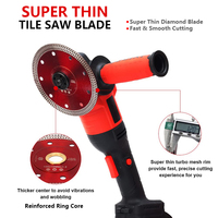4 pouces 105/115/125mm Super Thin Mesh Turbo Rim Angle Grinder Diamond Cutting Disc Saw Blade for Porcelain Tile Granit Marble