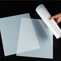 Feuille de plastique rigide transparente PE/PET de 0,5 mm/1 mm/3 mm, qualité alimentaire, matière vierge, pour découpe, traitement et emballage