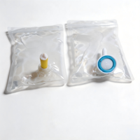 Pochette Doypack transparente anti-fuite sans BPA avec bec verseur pour recharge de savon liquide ou distributeur de désinfectant pour les mains, personnalisable avec logo