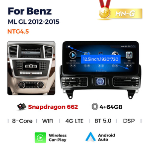 Navifly mới nhất Android 8core <span class=keywords><strong>6</strong></span> + 128GB <span class=keywords><strong>Car</strong></span> <span class=keywords><strong>GPS</strong></span> hệ thống cho Benz ml GL 2012-2015 với bt5.1 chip - Product Image 4