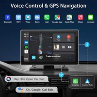 Layar Sentuh Wireless CarPlay & Android Auto untuk Mobil-9'' Stereo Mobil Portabel dengan Garansi 1 Tahun