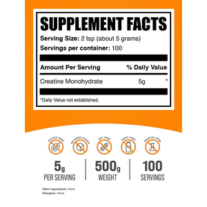 ผง <span class=keywords><strong>Creatine</strong></span> โมโนไฮเดรต500กรัมฉลากขาวผลิตภัณฑ์เสริมอาหารเกรดอาหารขนาดเล็กสำหรับฟิตเนสโภชนาการการกีฬา - Product Image 2