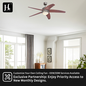 <b>Ceiling</b> Fan Manufacturer, Fancy 4 MDF Blades LED 48-Inch <b>Ceiling</b> Fan with <b>Light</b> and <b>Remote</b> <b>Control</b> - Product Image 5