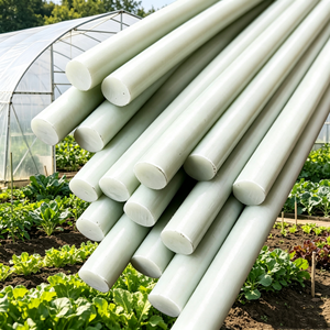 Estacas de Jardín Resistentes a los Rayos UV y al Envejecimiento, Varilla de Fibra de Vidrio, para Uso Industrial, Agrícola y de Construcción - Product Image 1