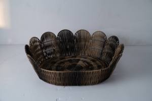 Ganzjahres-Haustier-Rattanhaus Umweltfreundliches Komfortables Haustierbett für Pelzige Freunde Weiden-Kunsthandwerk Katzenhaus - Product Image 5