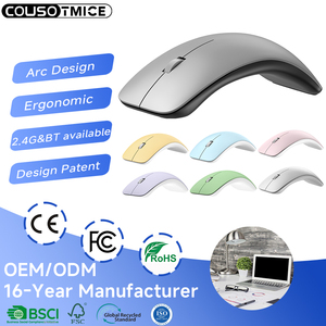 <span class=keywords><strong>Mouse</strong></span> Wireless Silenzioso Arc 2.4 Ghz, <span class=keywords><strong>Mouse</strong></span> Ergonomico <span class=keywords><strong>Portatile</strong></span> Senza Fili per <span class=keywords><strong>PC</strong></span> e Laptop, <span class=keywords><strong>Mouse</strong></span> Inalambrico - Product Image 1