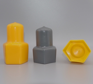 Capuchons de protection hexagonaux pour boulons et écrous en plastique - Product Image 3