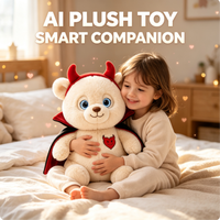 Ours en peluche interactif IA avec reconnaissance vocale et réponse intelligente, jouet éducatif, cadeaux d'Halloween, fournisseur