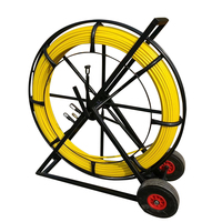OEM Prix compétitif 11mm*100m Tige de tirage en fibre de verre pour conduits, fil de tirage, outil de tirage de câbles, tiges de tirage de câbles en fibre de verre, bobine de serpentin pour cavités
