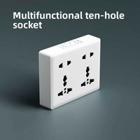 Konverter Soket Ekstensi Gaya Inggris Multifungsi GFCI WIFI untuk Penggunaan Rumah Tangga Stopkontak Multi-port Daya Tinggi USB Buatan Cina