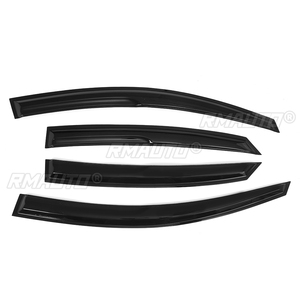 Black Car Side <b>Window</b> Wind Deflectors <b>Window</b> Visors Sun Rain Guard <b>Vent</b> Deflectors Cover For Kia Rio 4 Sedan 2017-2020 - Product Image 2