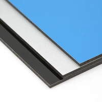 Matériau de façade composite ACP, panneau composite en aluminium ACM, Alucobond pour façade murale extérieure