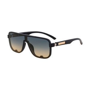 Nouvelles lunettes de soleil carrées pour hommes, monture en plastique noir et métal, protection UV400, pour la conduite en extérieur, verres PC de classe 2 - Product Image 2