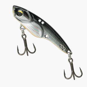 Leurre de pêche en métal Thin‑Back Snake Vib, hameçon triple 6066 renforcé 4X, appât vibrant coulant pour eau douce et eau salée, pour la pêche au bar - Product Image 3