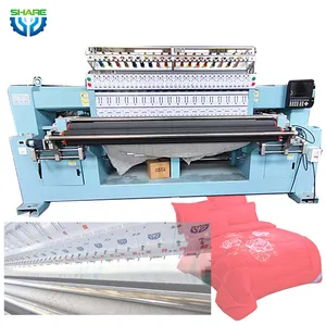 Korean Multihead Textile Quilt Embroidery Quilting Machine Home Bedding Manufacturers
