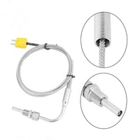 Kustom termokopel sensor suhu gas knalpot tipe EGT K untuk Gas dengan ujung terbuka