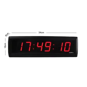 Ganxin Jam LED multifungsi 1.8 inci, untuk konferensi balap maraton sebagai Stopwatch penghitung mundur jam dinding dengan Remote Control