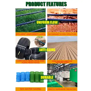 Tuyau d'irrigation goutte à goutte avec goutteur cylindrique interne pour système d'arrosage des fermes, jardins et serres - Product Image 5