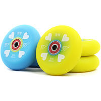 Roues de Patins à Roulettes en Ligne 83A Professionnelles pour Slalom, Roulements Haute Vitesse en PU, Haute Élasticité et Résistance à l'Usure, Accessoires