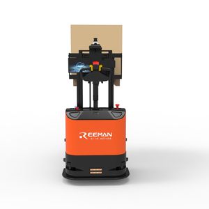 Carretilla elevadora inteligente resistente AGV | Apilador de palés de 2,5 m para fábricas - Product Image 1