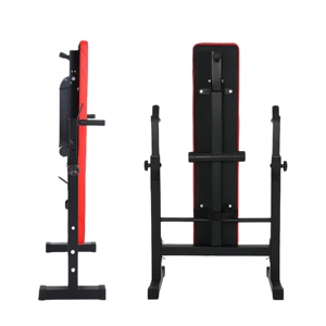 Banc de musculation pliable et durable pour intérieur, équipement de fitness multifonctionnel, planche de pompes et support de barre - Product Image 3