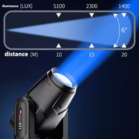 500W LED faisceau Sharpy 3in1 + CTO 18R DJ Disco équipement d'éclairage de scène lumières mobiles contrôlées par DMX pour KTV et hôtel