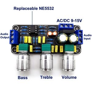 Carte de préamplificateur audio <span class=keywords><strong>HIFI</strong></span> NE5532 avec contrôle de tonalité, égaliseur et préamplificateur de graves et d'aigus - Product Image 5