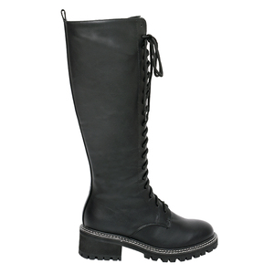 Giày cao gót đế xuồng chống thấm nước Ann'S kiểu dáng thon gọn mũi tròn 5CM màu đen cao đến đầu gối dành cho nữ mùa đông - Product Image 2