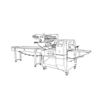 Machine d'emballage industrielle alimentaire SZ-280 entièrement automatique à commande servo horizontale multifonction pour sachets de film supérieur, 100 sachets/min