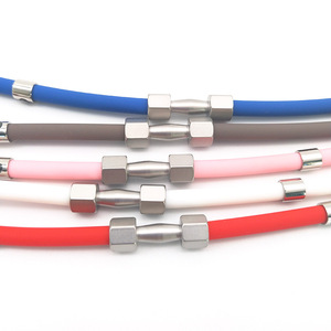Браслет силиконовый из нержавеющей стали - Product Image 4